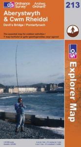 book cover of Aberystwyth and Cwm Rheidol (Explorer Maps) (Explorer Maps) by Ordnance Survey