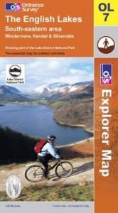 book cover of Explorer Map 007: The English Lakes South Eastern Area by Ordnance Survey