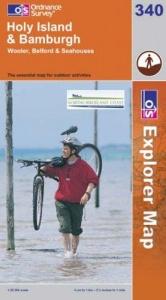 book cover of Holy Island and Bamburgh (Explorer Maps) (Explorer Maps) by Ordnance Survey