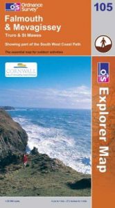 book cover of Falmouth & Mevagissey: Truro & St. Mawes Explorer 105 by Ordnance Survey