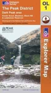 book cover of The Peak District: Dark Peak Area (Outdoor Leisure Maps) by Ordnance Survey