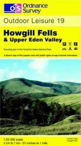 book cover of Howgill Fells and Upper Eden Valley Outdoor Leisure Map 19 by Ordnance Survey