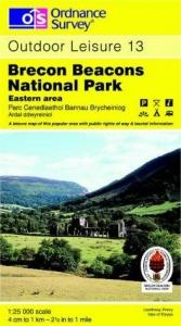 book cover of Explorer OL13: Brecon Beacons National Park: Eastern Area (Ordnance Survey) by Ordnance Survey