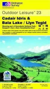 book cover of Cadair Idris & Bala Lake OL23 by Ordnance Survey