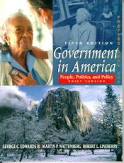 book cover of Government in America, with LP.com access card (Brief 6th Edition) by George C. Edwards III