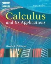 book cover of Calculus and Its Applications by Marvin Bittinger