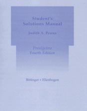 book cover of Prealgebra, Fourth Edition: Student's Solution Manual by Marvin Bittinger