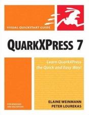 book cover of QuarkXPress 7 for Windows & Macintosh by Elaine Weinmann
