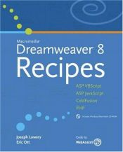 book cover of Macromedia Dreamweaver 8 Recipes by Joseph W Lowery