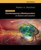 book cover of Contemporary Mathematics for Business and Consumers by Robert A. Brechner