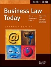 book cover of Business Law Today, Standard Edition by Roger LeRoy Miller
