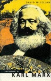 book cover of Il pensiero di Karl Marx by David McLellan