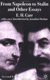 book cover of From Napoleon to Stalin and Other Essays by Edward Hallett Carr