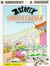 book cover of Astérix et Obélix contre César by R. Goscinny