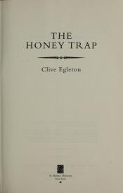 book cover of The honey trap by Clive Egleton