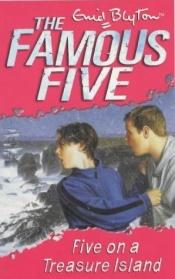 book cover of Five on a Treasure Island by 伊妮·布來敦