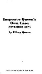 book cover of Inspector Queen's Own Case by Ellery Queen