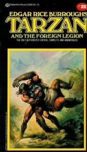 book cover of Tarzan and the Foreign Legion by Edgars Raiss Berouzs
