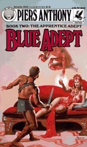 book cover of Blue Adept by Пирс Энтони