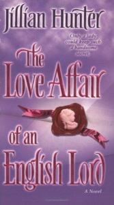 book cover of The Love Affair of an English Lord: A Novel (Boscastle Family, book 2) by Jillian Hunter