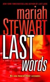 book cover of Last Words by Mariah Stewart