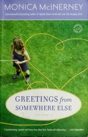 book cover of Greetings from Somewhere Else by Monica McInerney