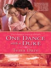 book cover of One dance with a Duke by Tessa Dare