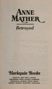 book cover of Betrayed by Mather