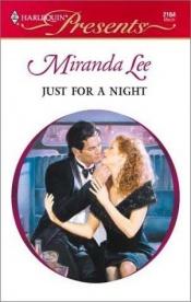 book cover of Just for a Night by Miranda Lee