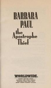 book cover of The Apostrophe Thief by Barbara Paul