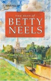 book cover of The Hasty Marriage by Betty Neels