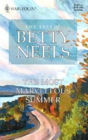 book cover of The most marvellous summer by Betty Neels