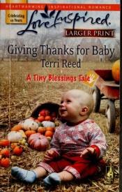 book cover of Giving Thanks for Baby by Terri Reed