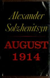 book cover of August 1914 by Aleksandrs Solžeņicins
