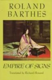 book cover of The Empire of signs by Roland Barthes