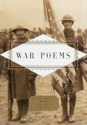 book cover of War Poems by John Hollander