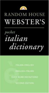 book cover of Random House Webster's Pocket Italian Dictionary, 2nd Edition (Best-Selling Random House Webster's Pocket Reference) by Robert Anderson Hall