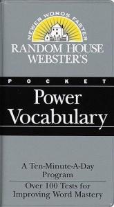 book cover of Random House Webster's Pocket Power Vocabulary by Random House