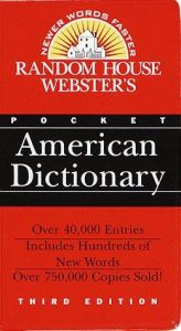 book cover of Random House Webster's Pocket American Dictionary: Fourth Edition (Pocket Reference) by Random House