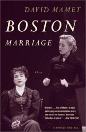 book cover of Boston Marriage by デヴィッド・マメット