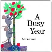 book cover of A Busy Year & cassette by Leo Lionni