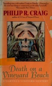 book cover of Death on a Vineyard Beach (Martha's Vineyard Mysteries Series) Book 7 by Philip R. Craig