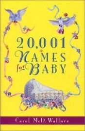 book cover of 20,001 Names for Baby by Carol Wallace