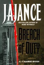 book cover of Breach of Duty (J.P. Beaumont Mystery) by J. A. Jance