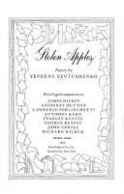 book cover of Stolen apples by Yevgeny Aleksandrovich Yevtushenko