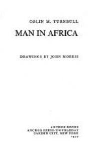 book cover of Man in Africa by Colin Turnbull