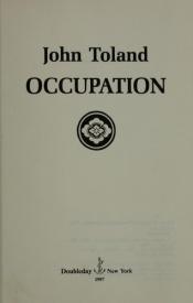 book cover of Occupation by John Toland