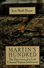 book cover of Martin's Hundred by Ivor Noël Hume