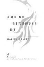 book cover of And Do Remember Me by Marita Golden