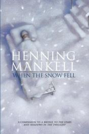 book cover of When the Snow Fell by הנינג מנקל
